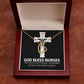 God Bless Nurses Forever Necklace w Message Card-Express Your Love Gifts