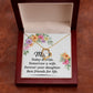 Mom Bestfriend For Life Forever Necklace w Message Card-Express Your Love Gifts