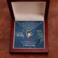 How Can I Forever Necklace w Message Card-Express Your Love Gifts