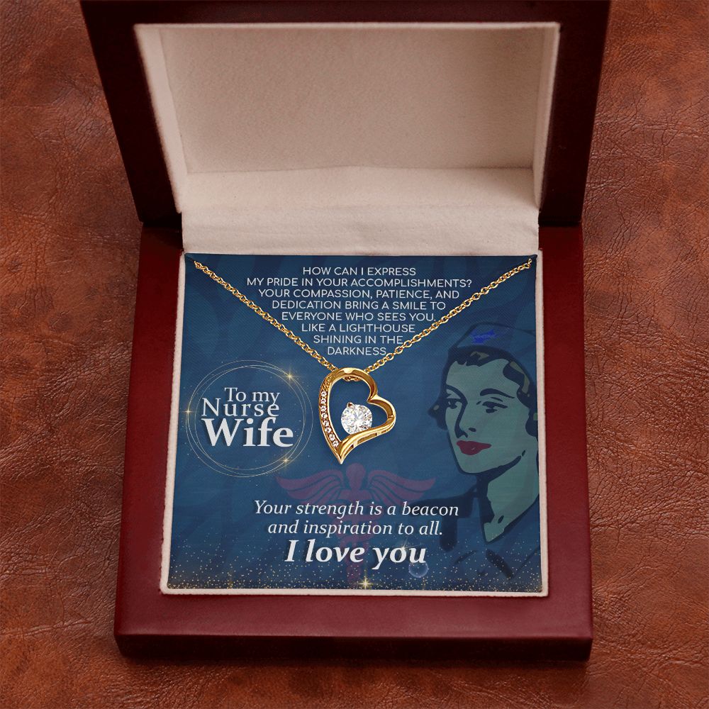 How Can I Forever Necklace w Message Card-Express Your Love Gifts
