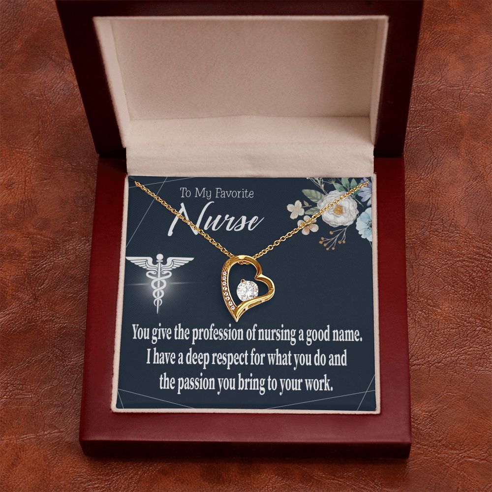 Deep Respect Forever Necklace w Message Card-Express Your Love Gifts