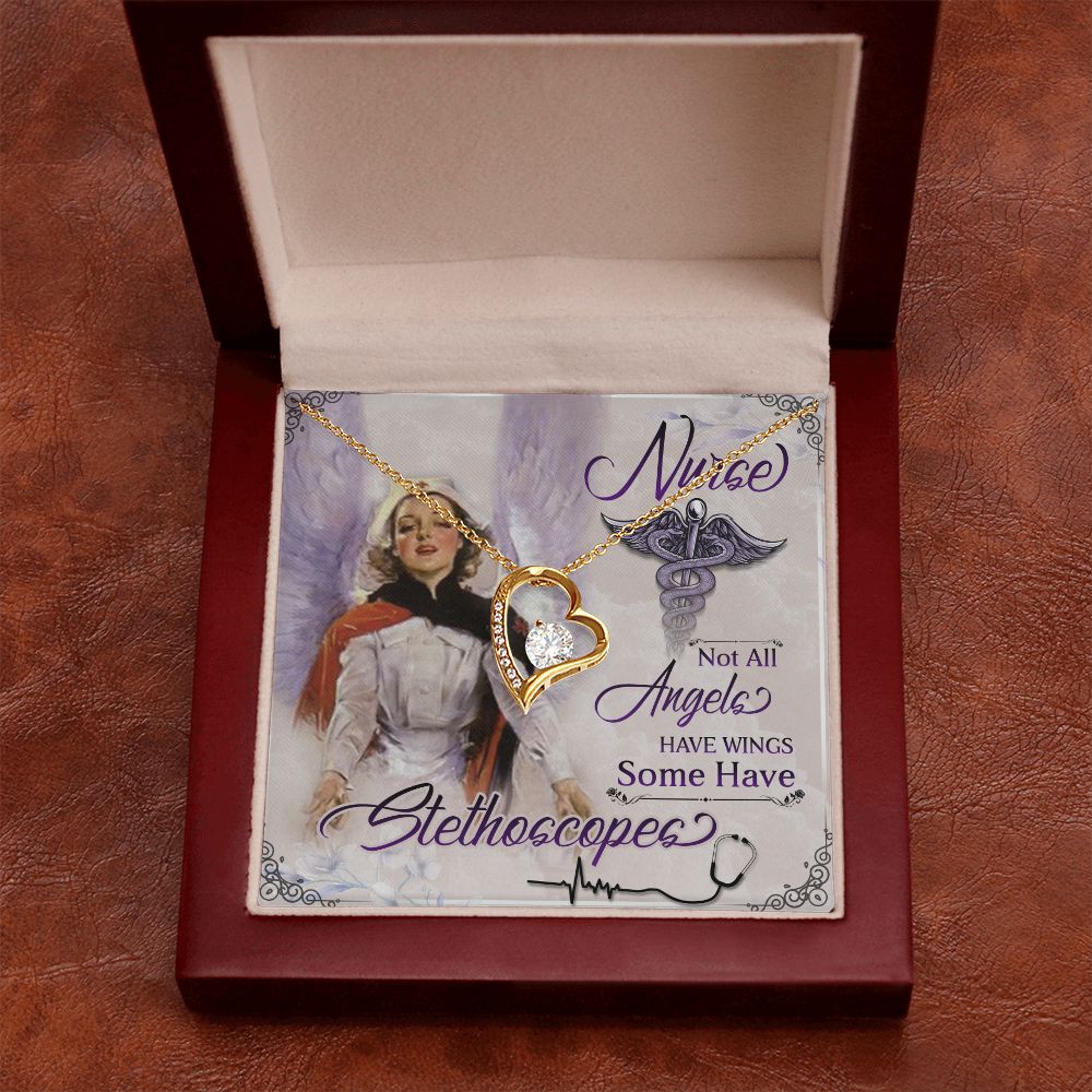 Not All Angels Have Wings Forever Necklace w Message Card-Express Your Love Gifts