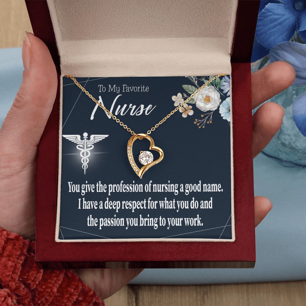 Deep Respect Forever Necklace w Message Card-Express Your Love Gifts