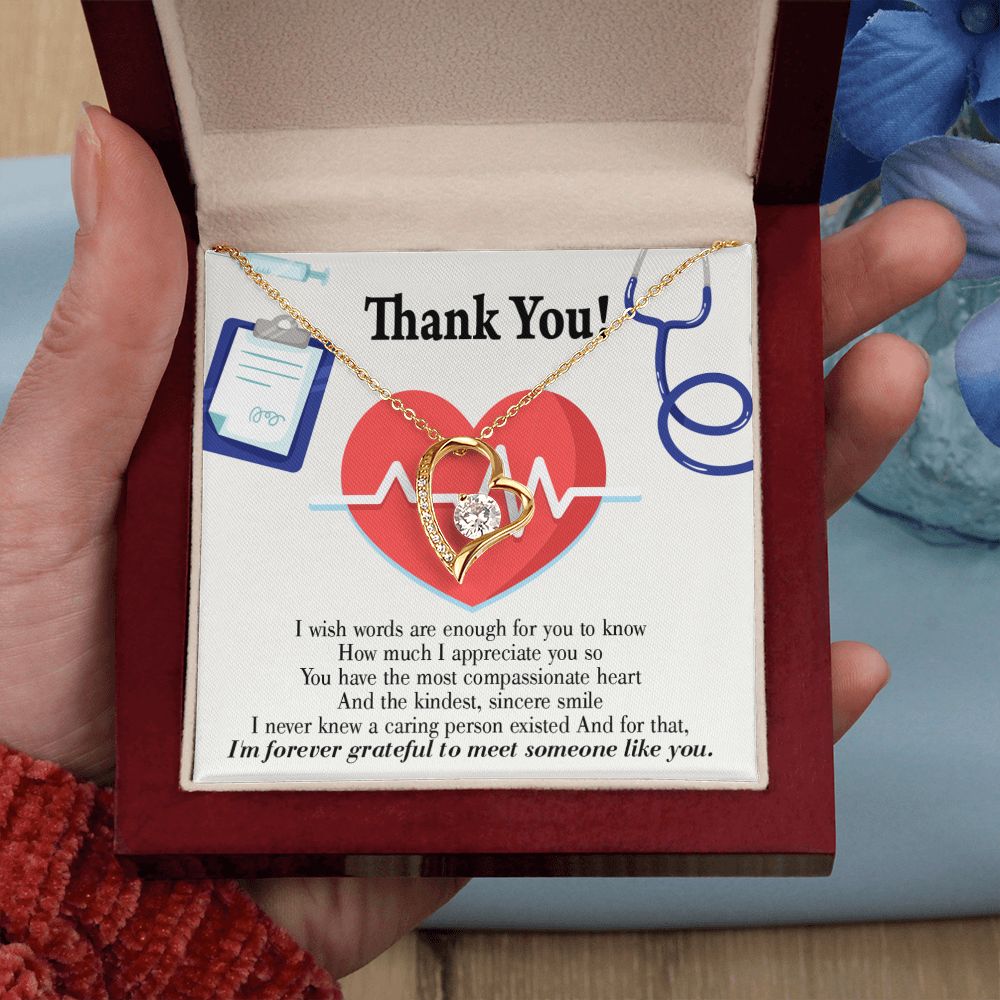 Gift Idea For Medical Staff Forever Necklace w Message Card-Express Your Love Gifts
