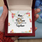 Mum You Are The Piece Forever Necklace w Message Card-Express Your Love Gifts
