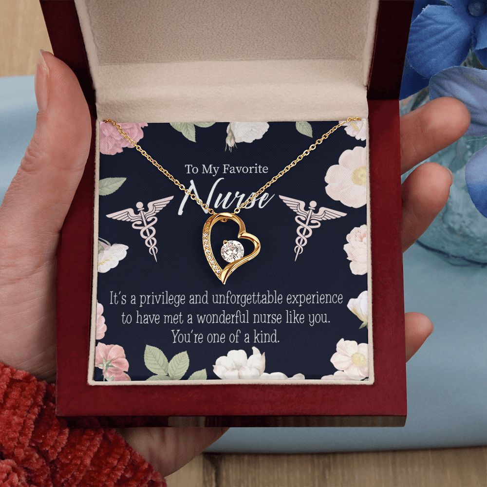 One of a Kind Nurse Forever Necklace w Message Card-Express Your Love Gifts