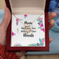 Mom We Love You With All Our Hearts Forever Necklace w Message Card-Express Your Love Gifts