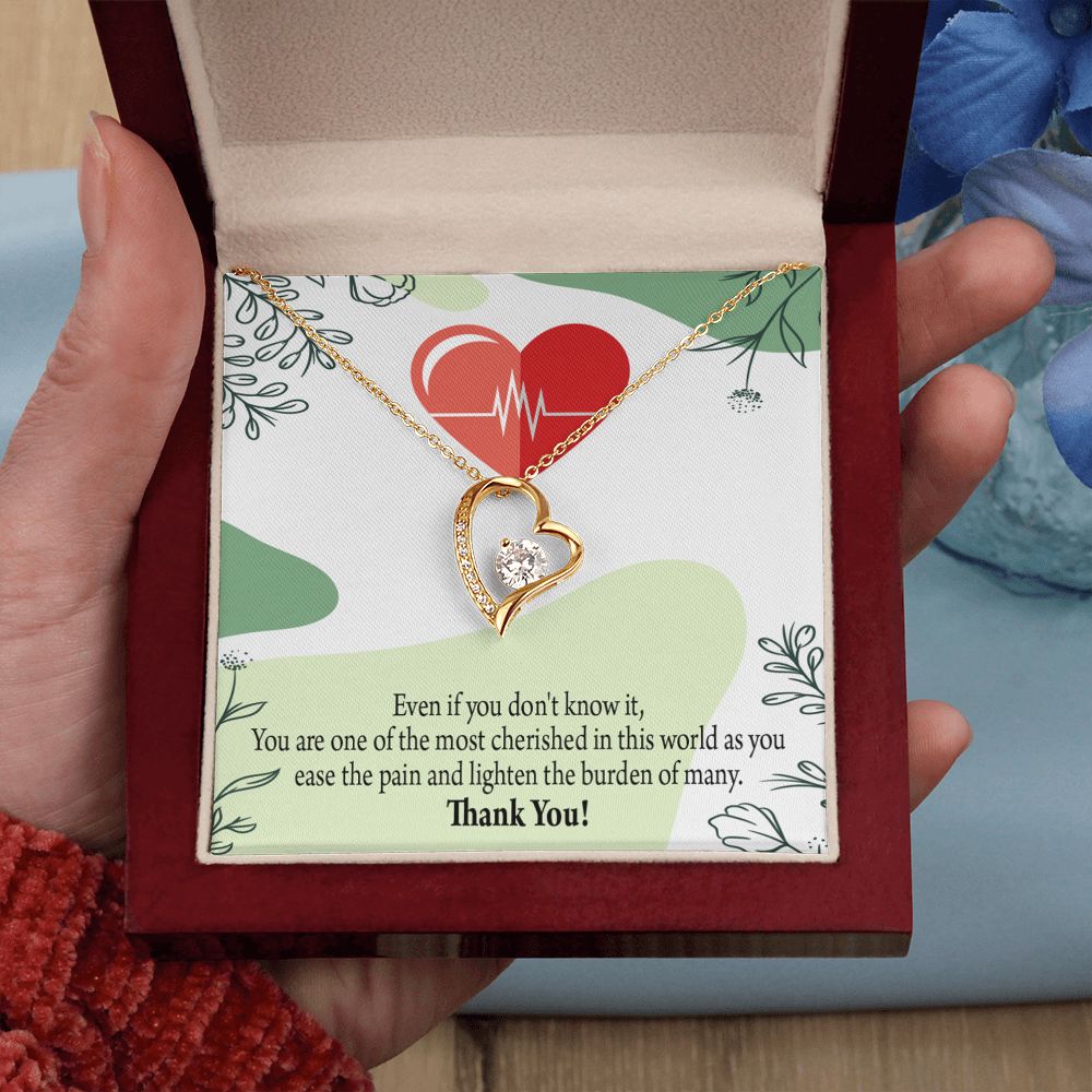 Thank You Necklace Medical Forever Necklace w Message Card-Express Your Love Gifts