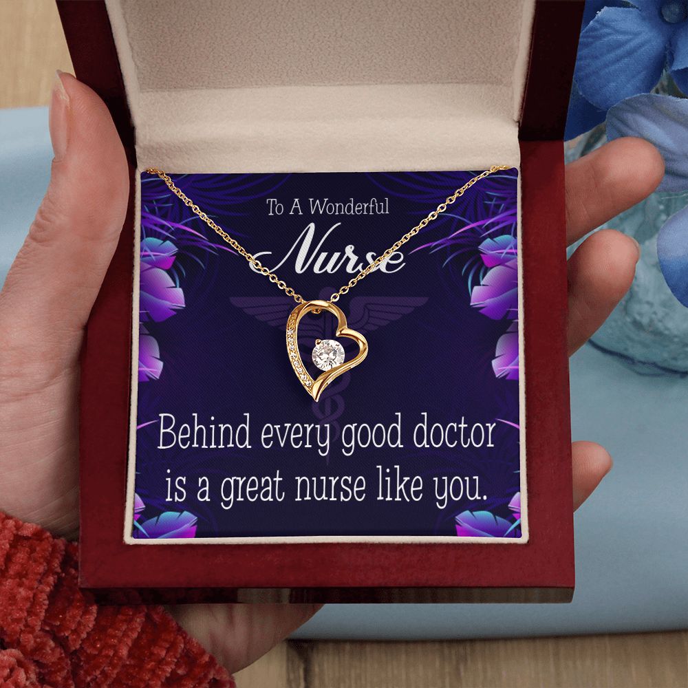 Behind Every Doctor Forever Necklace w Message Card-Express Your Love Gifts