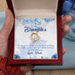 To My Daughter My Only Prayer to God From Dad Forever Necklace w Message Card-Express Your Love Gifts