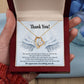 Thank You Present for Healthcare Workers Forever Necklace w Message Card-Express Your Love Gifts