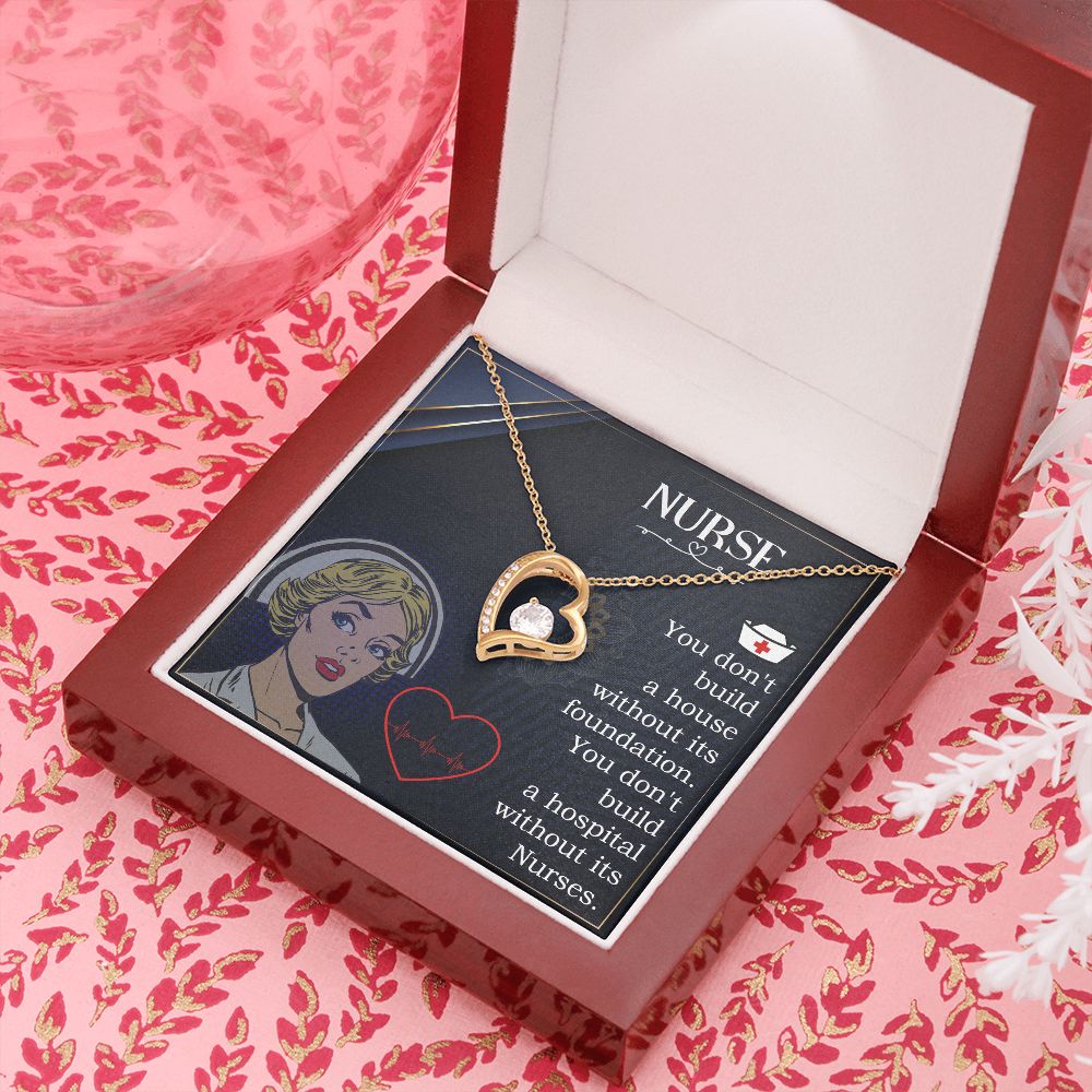 Nurse Forever Necklace w Message Card-Express Your Love Gifts