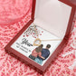 You WIll Always Be My Forever Forever Necklace w Message Card-Express Your Love Gifts