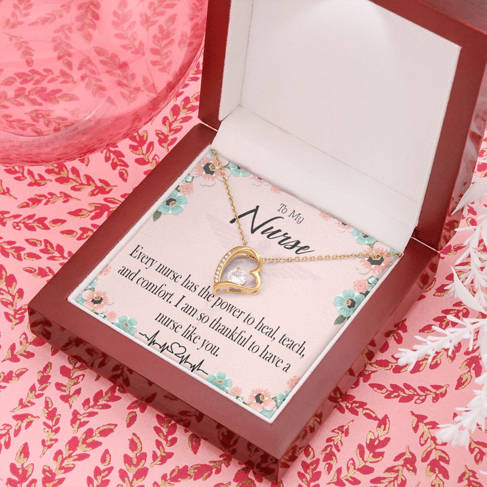Power to Heal Forever Necklace w Message Card-Express Your Love Gifts