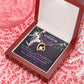 To my Surgeon Daughter Forever Necklace w Message Card-Express Your Love Gifts