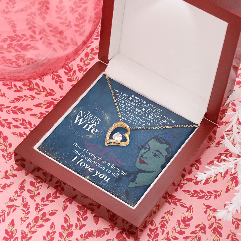 How Can I Forever Necklace w Message Card-Express Your Love Gifts