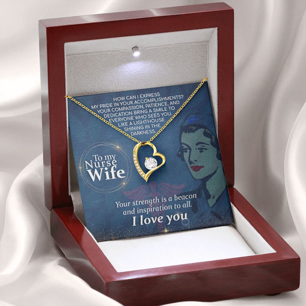 How Can I Forever Necklace w Message Card-Express Your Love Gifts