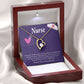 Remarkable Nurse Forever Necklace w Message Card-Express Your Love Gifts