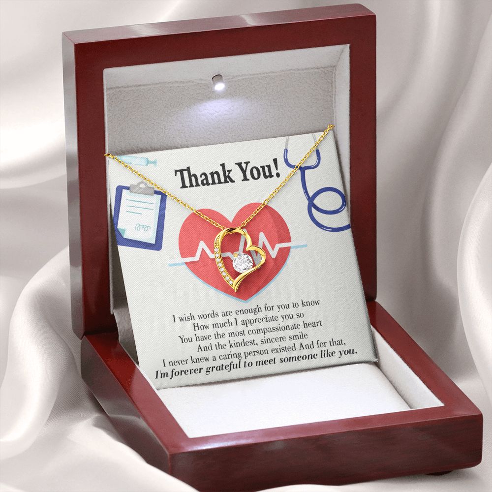 Gift Idea For Medical Staff Forever Necklace w Message Card-Express Your Love Gifts