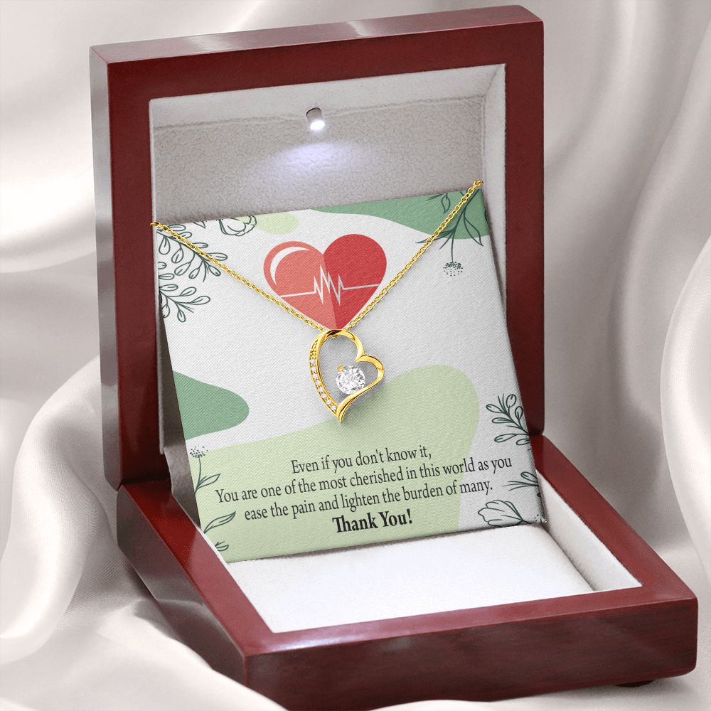Thank You Necklace Medical Forever Necklace w Message Card-Express Your Love Gifts