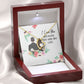 I Love You Because You Are My Life Forever Necklace w Message Card-Express Your Love Gifts