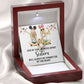 Sisters Connected by The Heart Forever Necklace w Message Card-Express Your Love Gifts