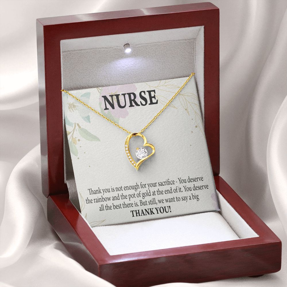 Gift For Healthcare Workers Forever Necklace w Message Card-Express Your Love Gifts