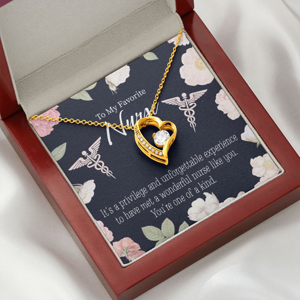 One of a Kind Nurse Forever Necklace w Message Card-Express Your Love Gifts