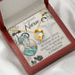 Thank Your Nurse Gift Forever Necklace w Message Card-Express Your Love Gifts