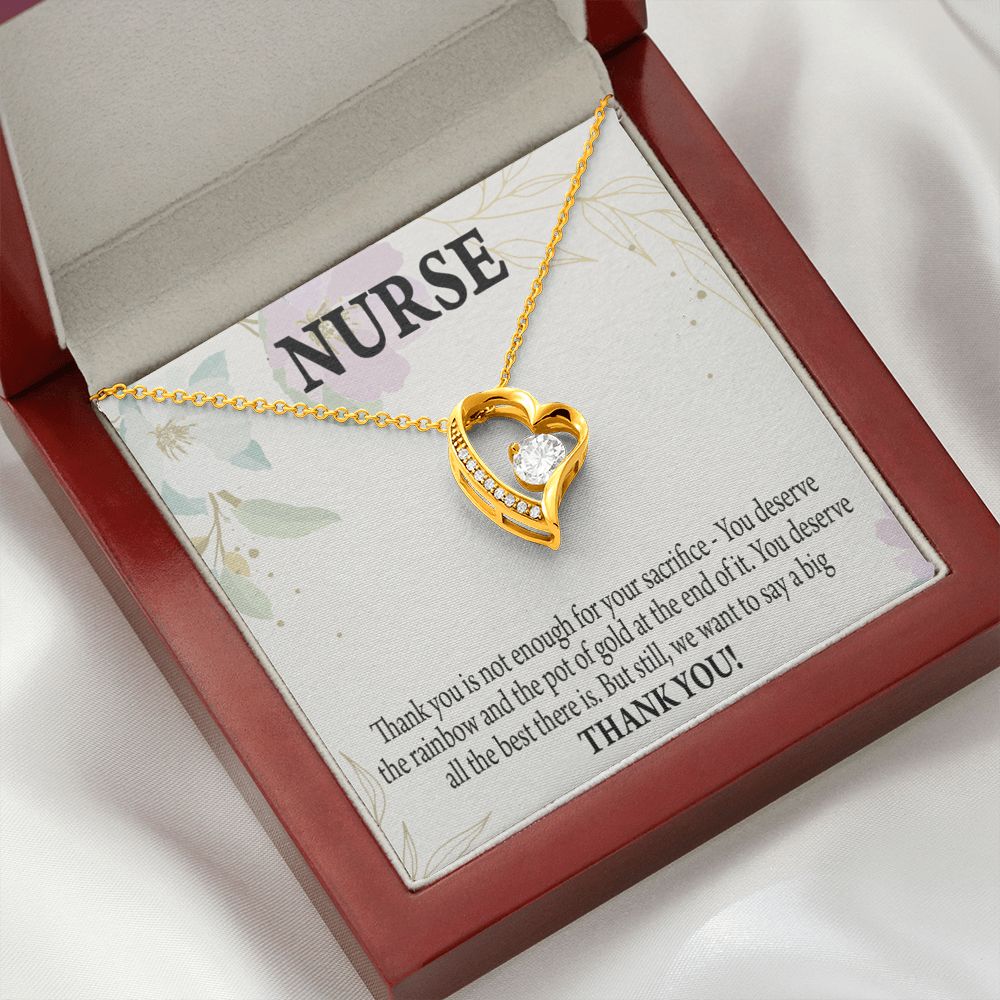 Gift For Healthcare Workers Forever Necklace w Message Card-Express Your Love Gifts