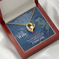 How Can I Forever Necklace w Message Card-Express Your Love Gifts