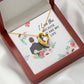 I Love You Because You Are My Life Forever Necklace w Message Card-Express Your Love Gifts