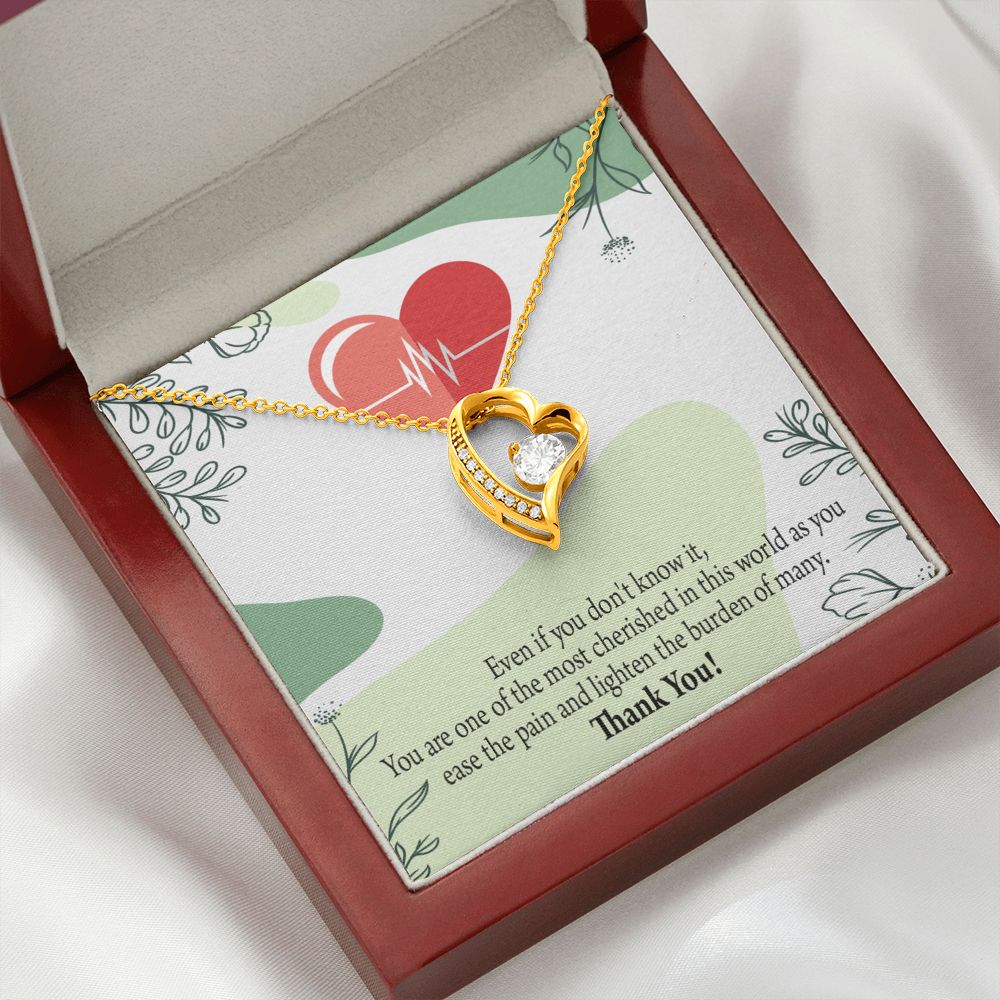 Thank You Necklace Medical Forever Necklace w Message Card-Express Your Love Gifts