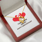 Together We Just Fit Forever Necklace w Message Card-Express Your Love Gifts