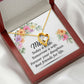 Mom Bestfriend For Life Forever Necklace w Message Card-Express Your Love Gifts