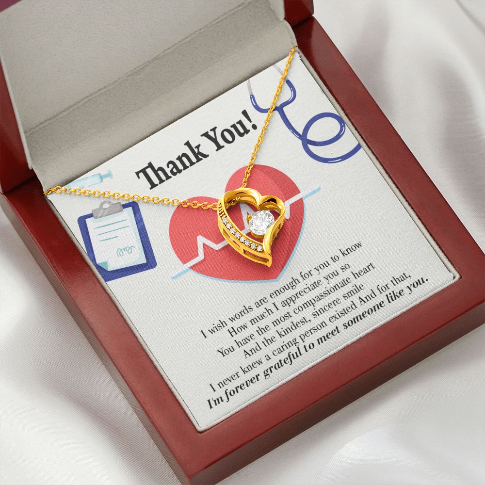 Gift Idea For Medical Staff Forever Necklace w Message Card-Express Your Love Gifts