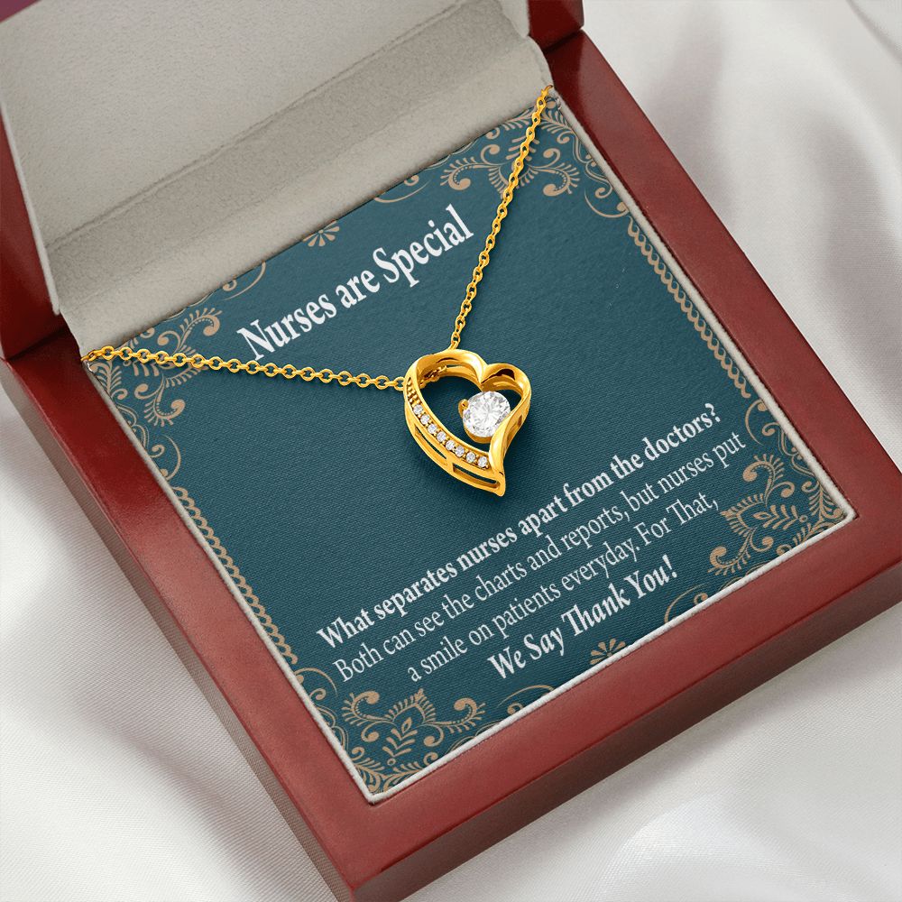 Nurses are Special Forever Necklace w Message Card-Express Your Love Gifts