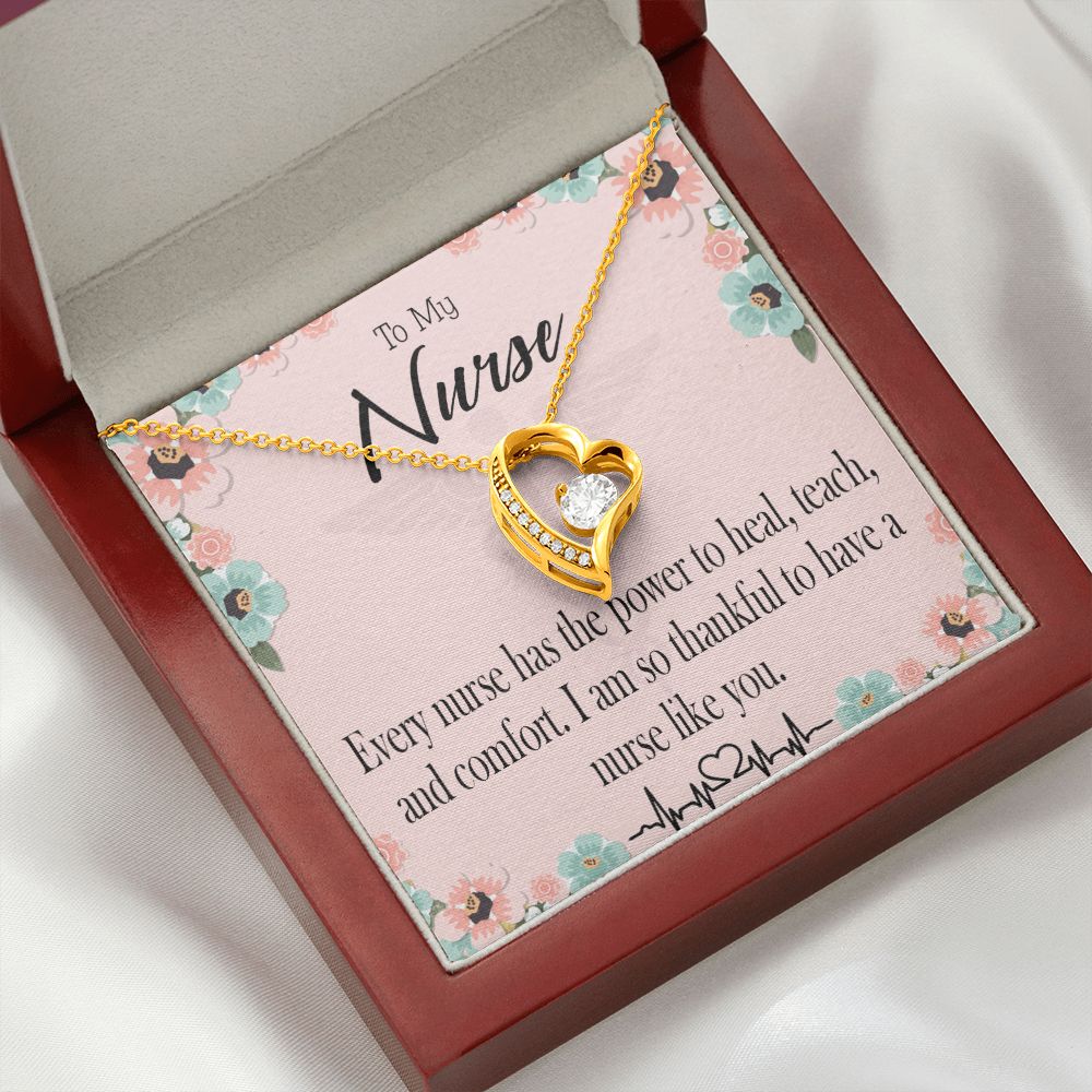 Power to Heal Forever Necklace w Message Card-Express Your Love Gifts