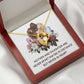 Mother and Daughter Never Apart Forever Necklace w Message Card-Express Your Love Gifts