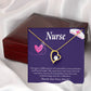 Remarkable Nurse Forever Necklace w Message Card-Express Your Love Gifts
