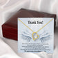 Thank You Present for Healthcare Workers Forever Necklace w Message Card-Express Your Love Gifts