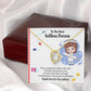 Thanks to Nurse Caregivers Forever Necklace w Message Card-Express Your Love Gifts