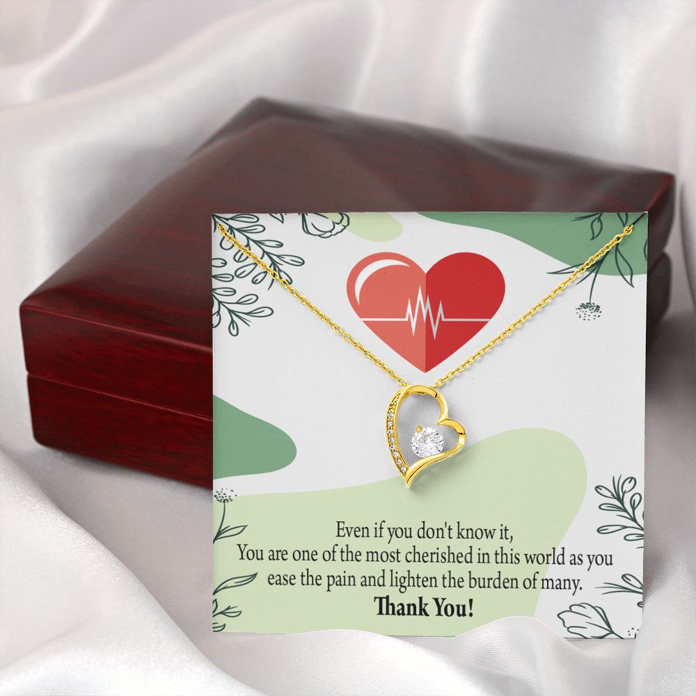 Thank You Necklace Medical Forever Necklace w Message Card-Express Your Love Gifts