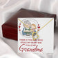 Girl Stole My Haert Calls Me Grandma Forever Necklace w Message Card-Express Your Love Gifts