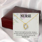 Gift For Healthcare Workers Forever Necklace w Message Card-Express Your Love Gifts