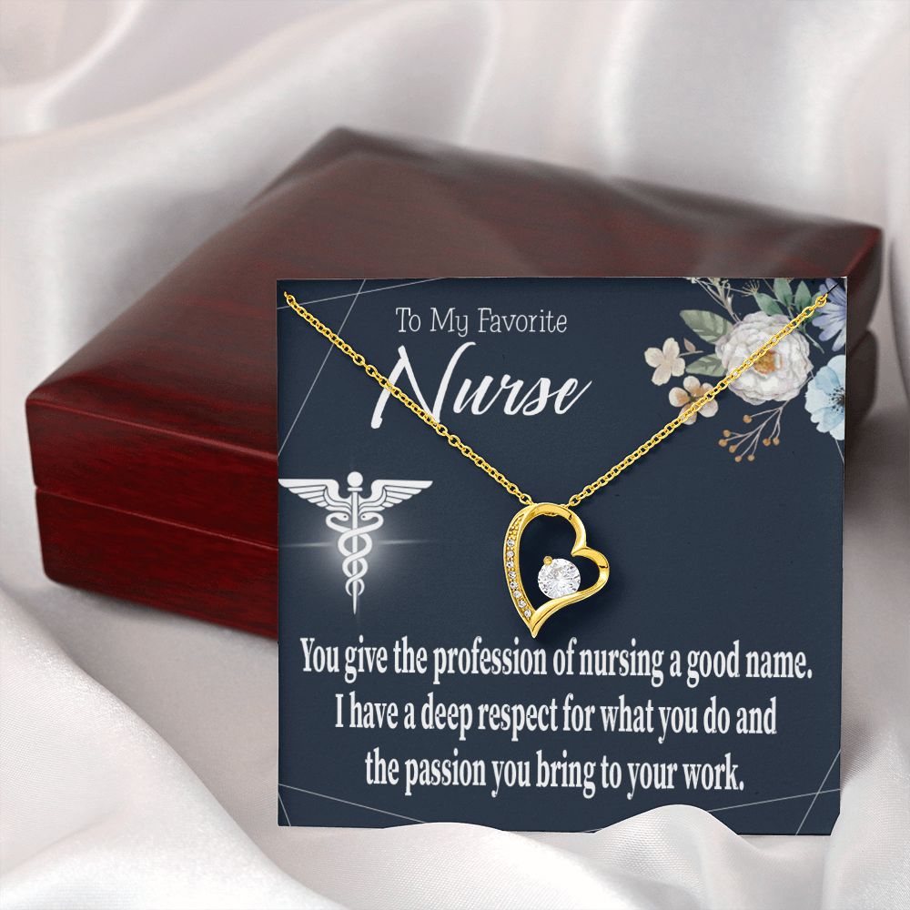 Deep Respect Forever Necklace w Message Card-Express Your Love Gifts
