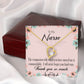Commendable Nurse Forever Necklace w Message Card-Express Your Love Gifts