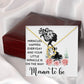 Mama To Be Forever Necklace w Message Card-Express Your Love Gifts