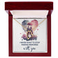 Never Stop Making Memories Forever Necklace w Message Card-Express Your Love Gifts