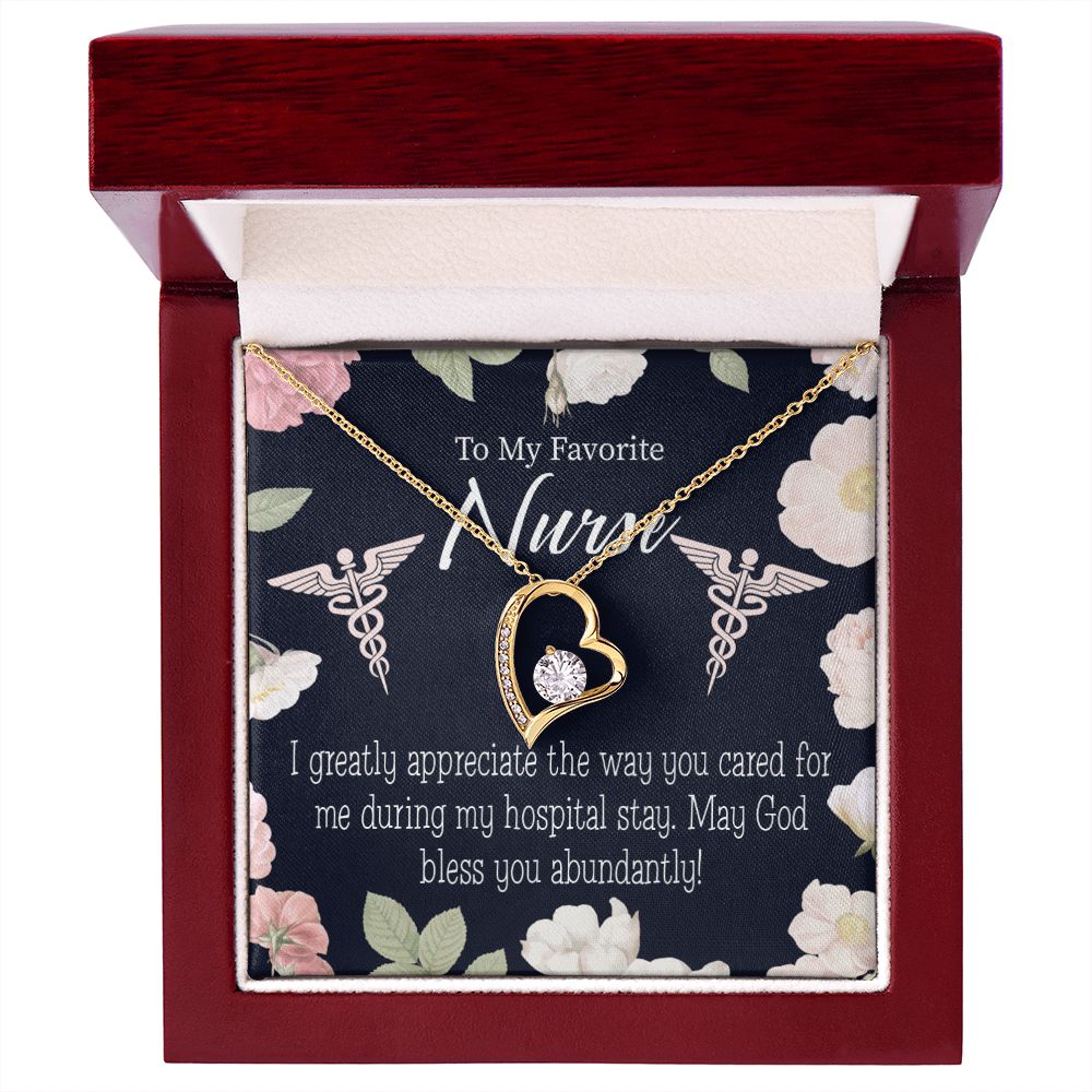 God Bless You Abundantly! Forever Necklace w Message Card-Express Your Love Gifts
